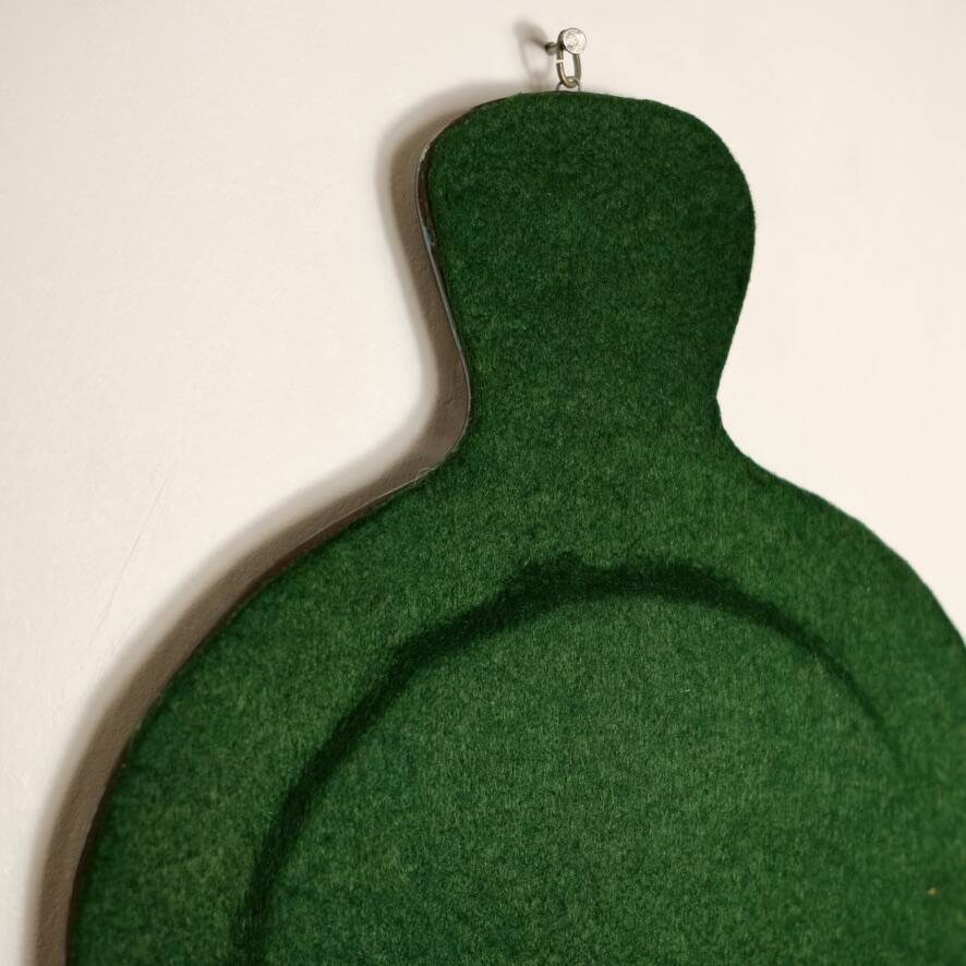 Ceramic mirror by Mithé Espelt, 1960s