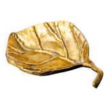 Brutalist leaf tray by David Marshall in bronze, 1970s