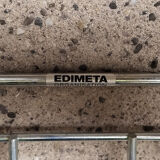 Library structure valchromat black metal shelf