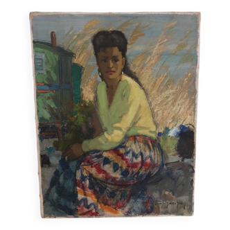 Portrait of a Gypsy Woman