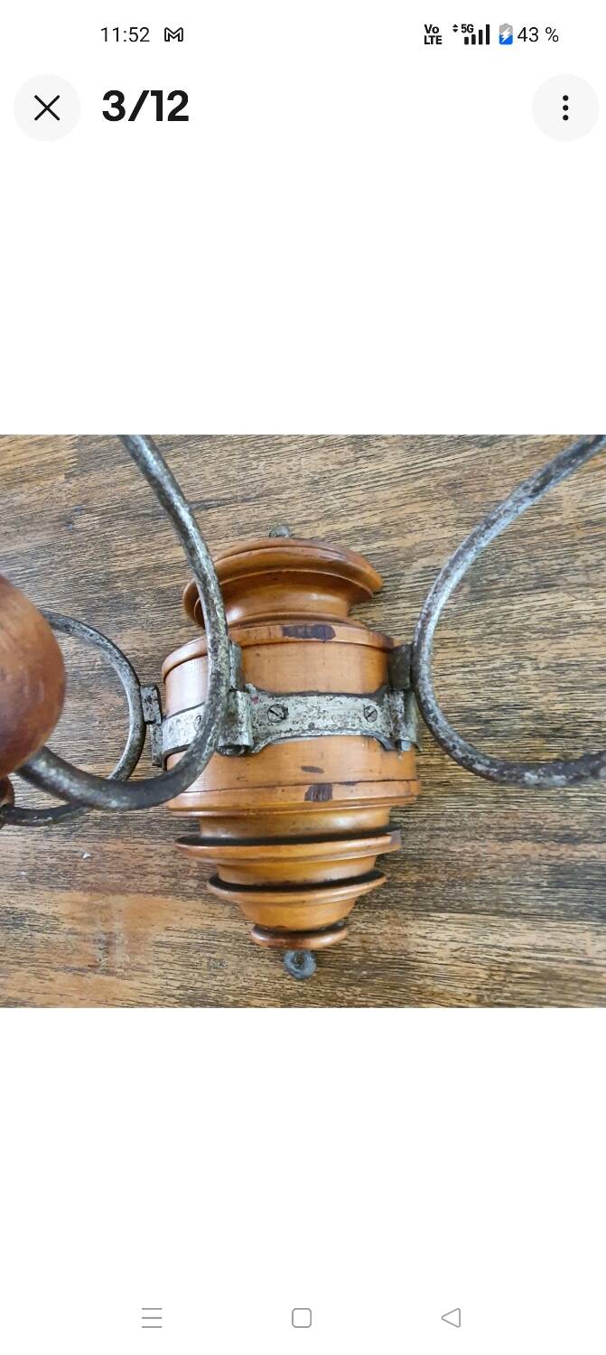 Bentwood/1900s style wall-mounted coat rack