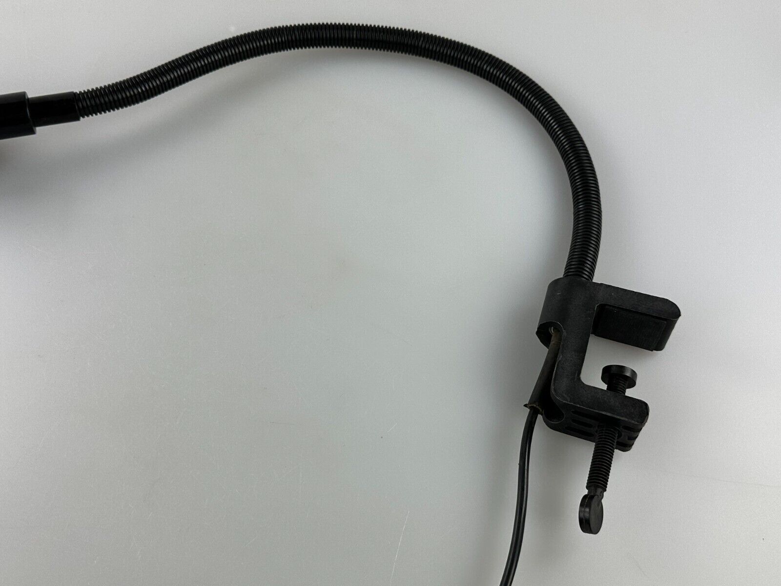 60s 70s table lamp clamp lamp gooseneck space age design metal