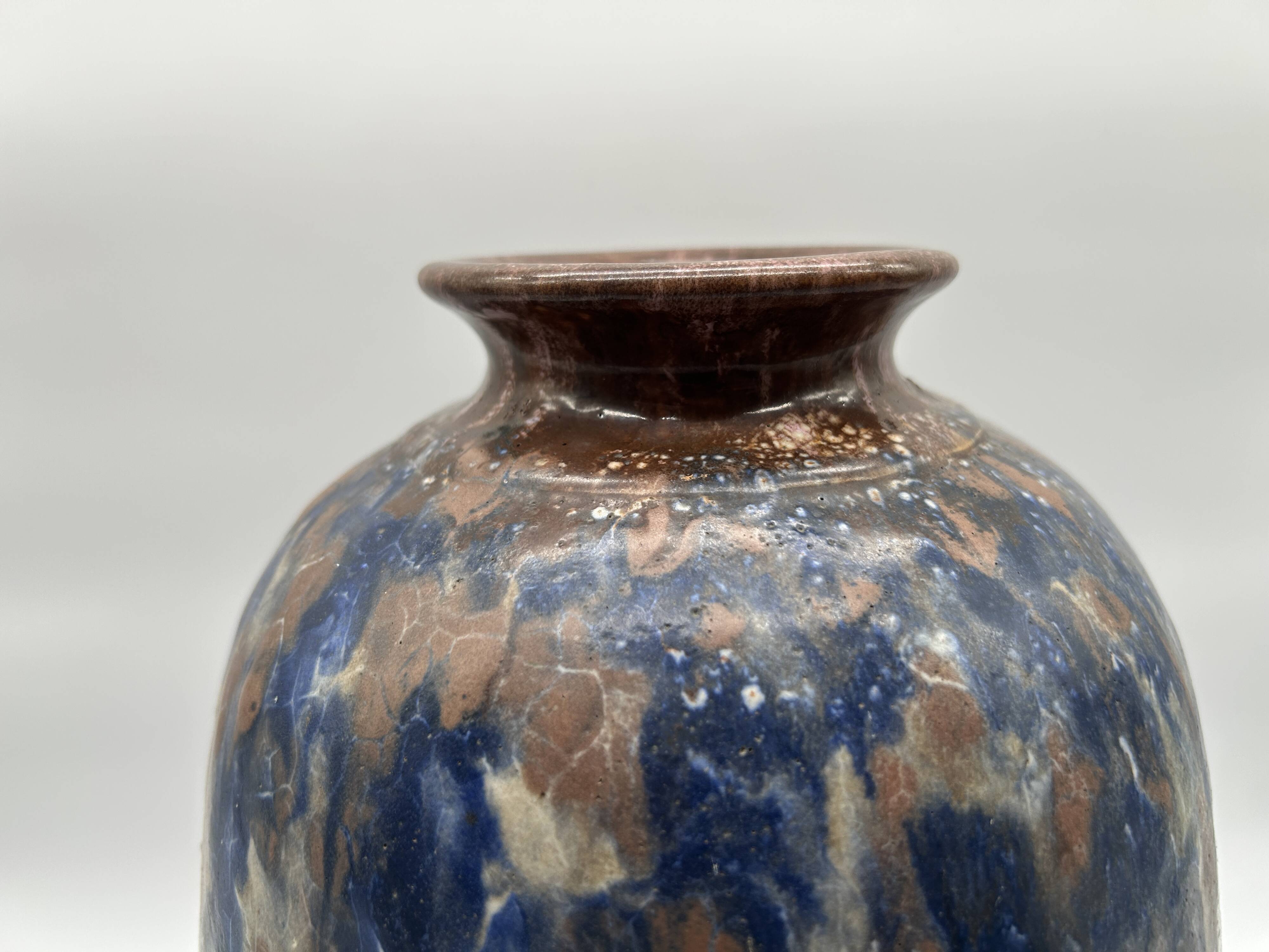 ART DECO vase in Bouffioulx stoneware