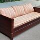 Convertible sofa bed, pull-out bed, solid wood and fabric, 200cm