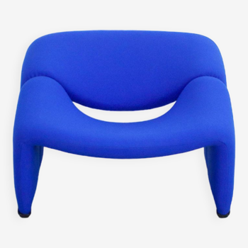 Artifort Groovy F598 Lounge Chair by Pierre Paulin (Cobalt Blue)