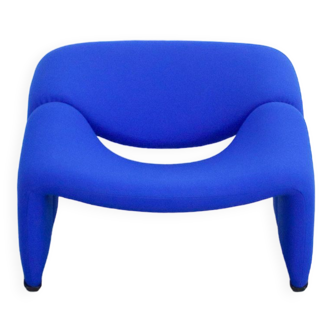 Artifort Groovy F598 Lounge Chair by Pierre Paulin (Cobalt Blue)