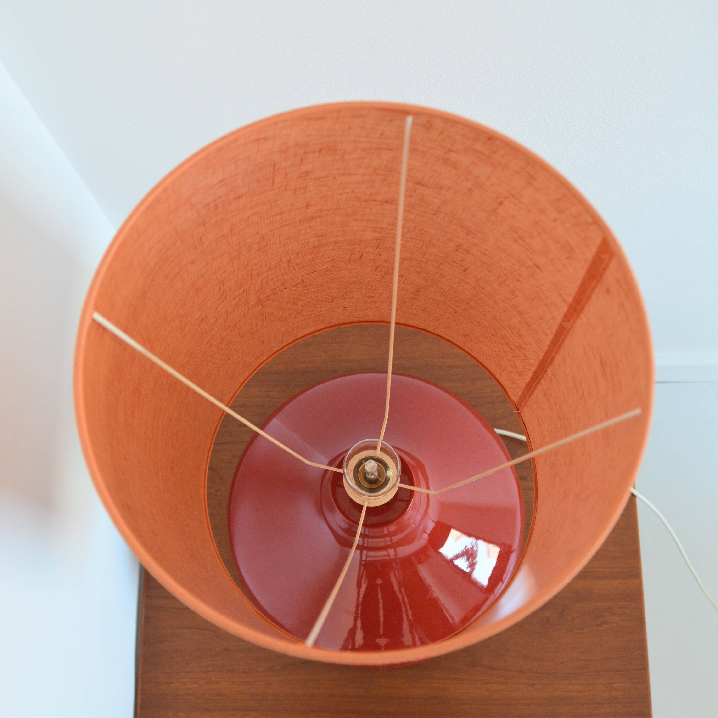 Large table lamp / floor lamp fdc jacques molin 1970s