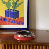 Sergio Asti, mod.4635 red ashtray / catchall, Kartell Italy 1967
