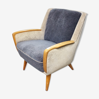 Bi color armchair of the 59/60