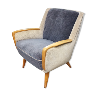 Bi color armchair of the 59/60