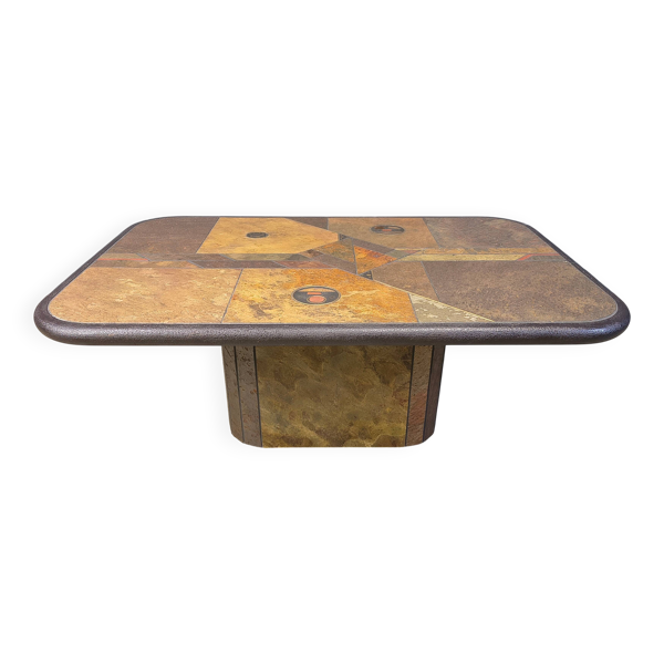 Table basse attribuée à Paul Kingma, années 1980.