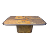Table basse attribuée à Paul Kingma, années 1980.