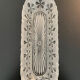 1 Elongated molded glass cup