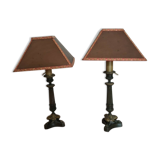 Lampes de table de style empire en bronze