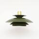Lampe scandinave, vert bouteille, années 1970
