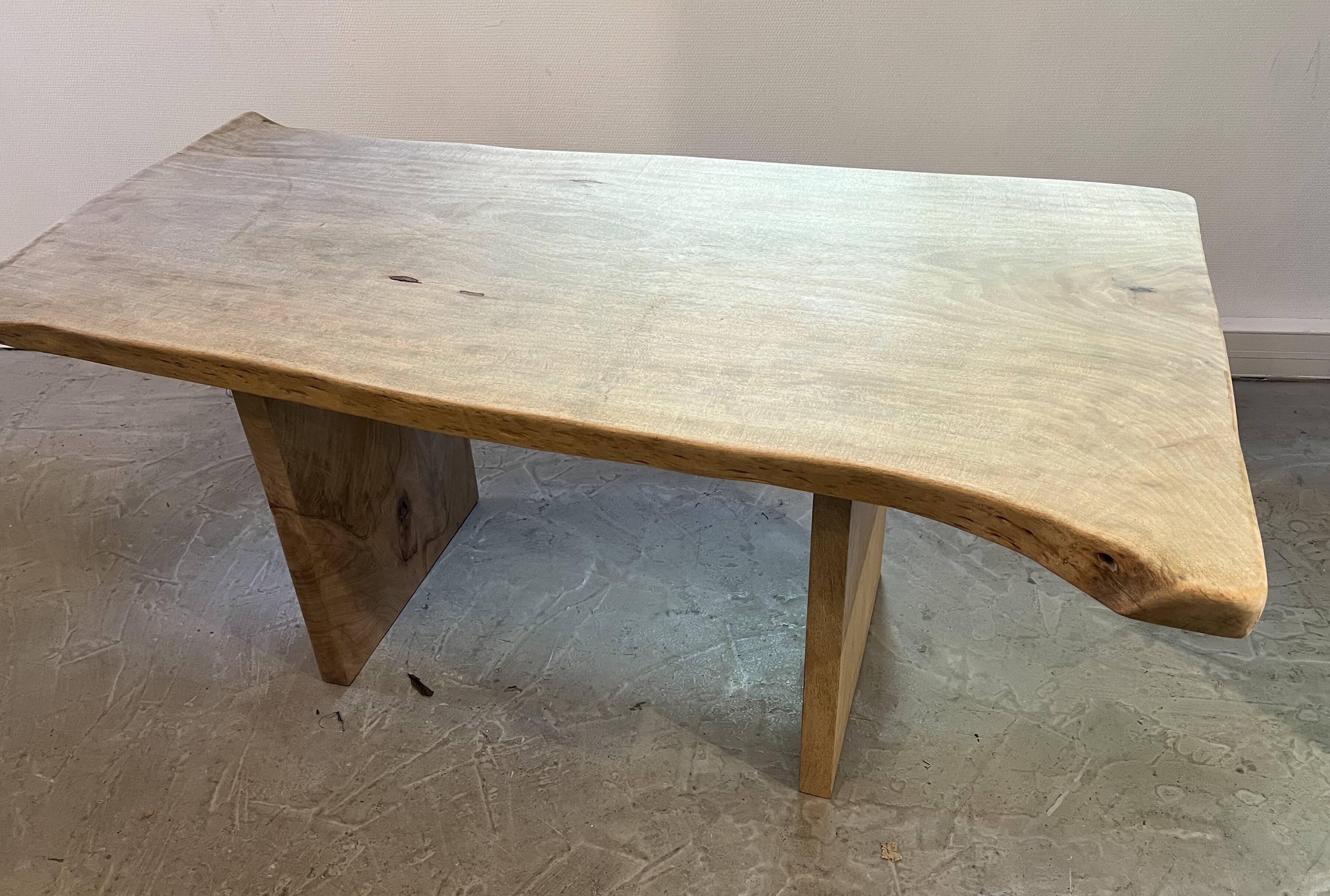 Dining table carved from solid wood - unique piece