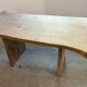 Dining table carved from solid wood - unique piece