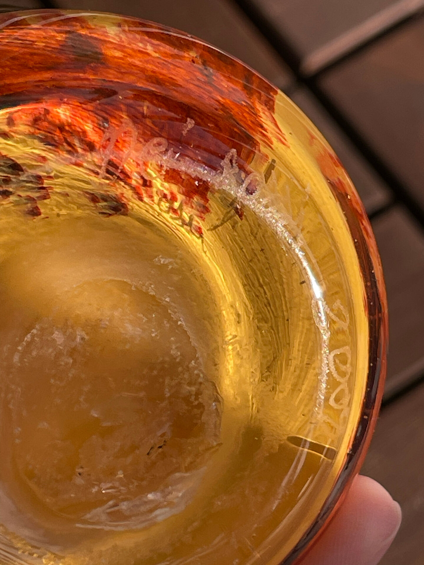 Da’ Rossi 2008 pair of artisanal handblown glass tumblers