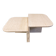Pair of vintage travertine coffee tables or side tables, 1970s