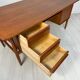 1960s vintage Danish mid-century teak writing desk by Arne Vodder for H.P. Hansen