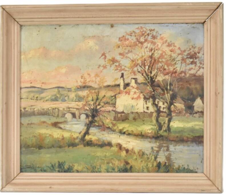 Oil painting canvas
