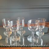 Balloon and tulip glasses 40's