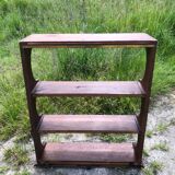 Old rustic wall shelf