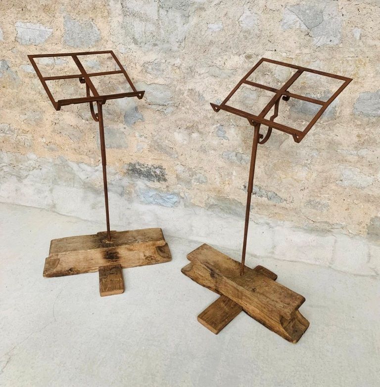 Ancient church lecterns reading pulpit 18th - 17th