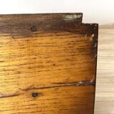 Rustic wooden wall shelf