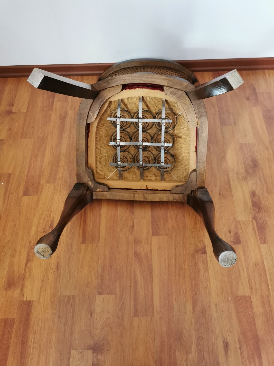 Set of two antique baroque style chairs