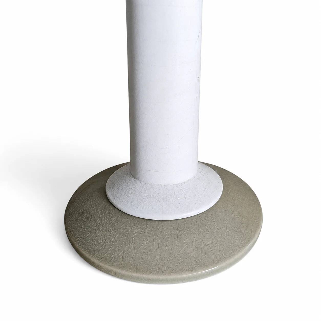Ensemble de 2 lampes de table totem Kostka rares / époxy / France années 1980