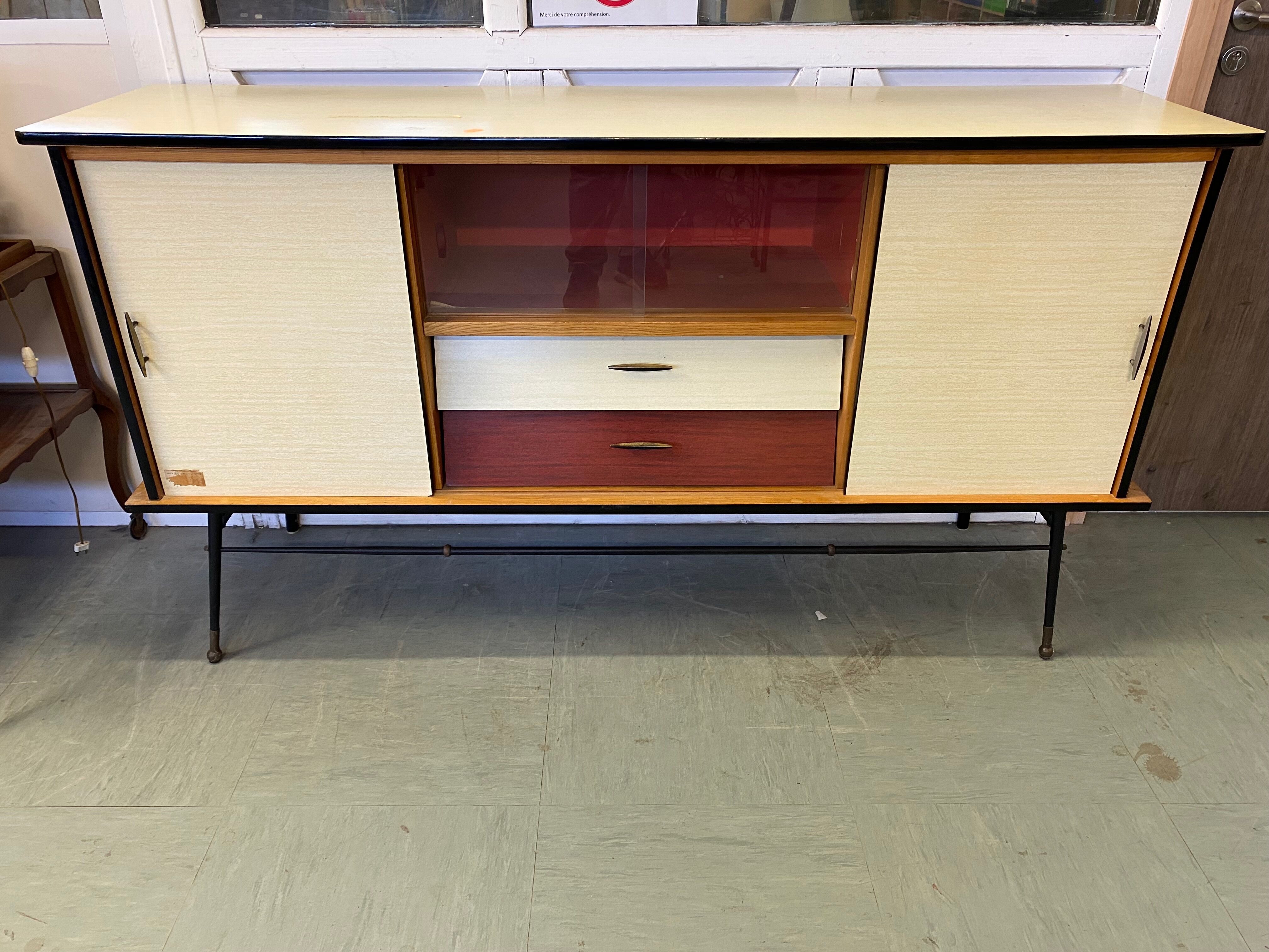 Vintage formica sideboard 1960