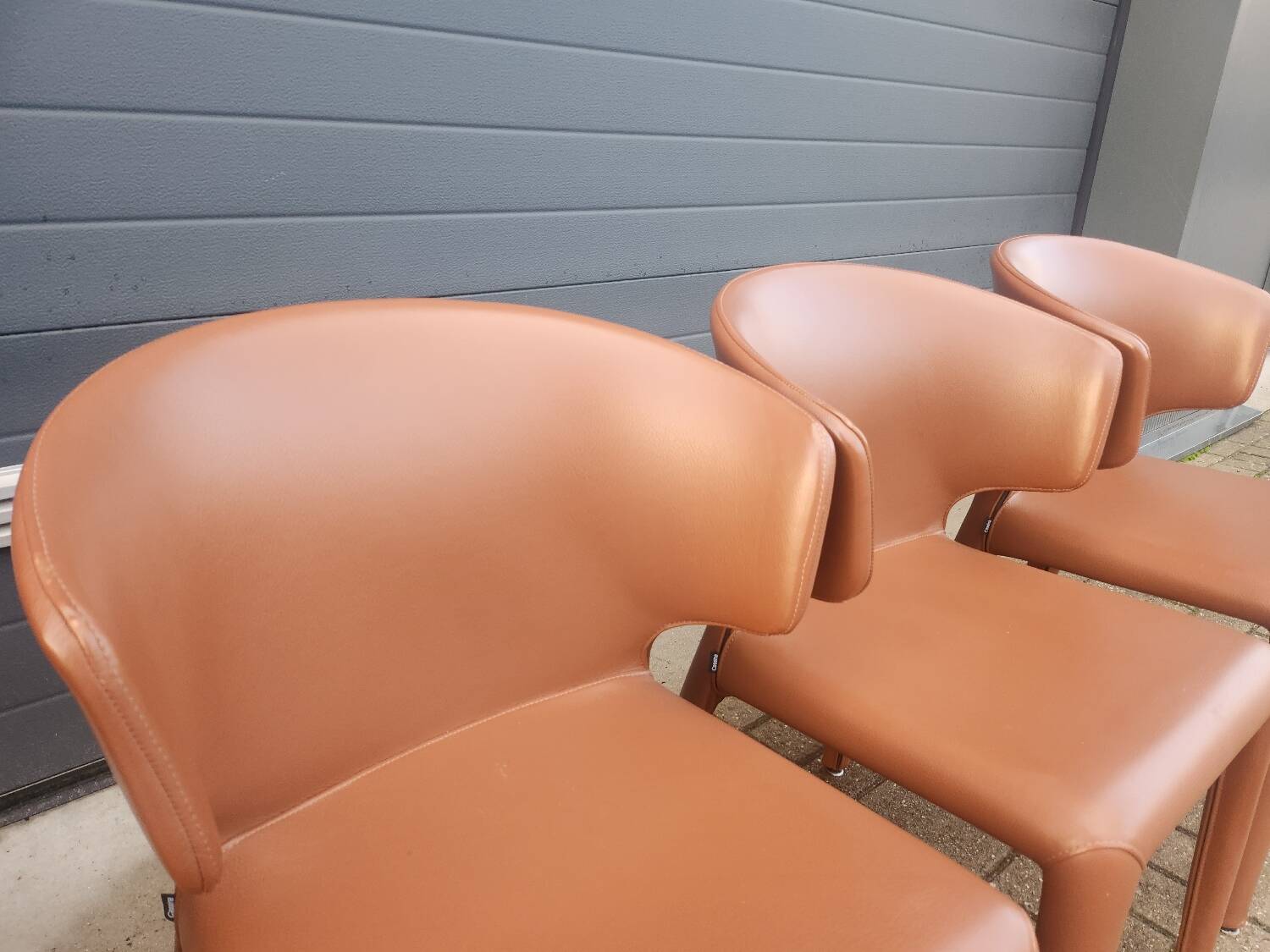 Cassina Hola 367 - set of 6 dining chairs by Hannes Wettstein