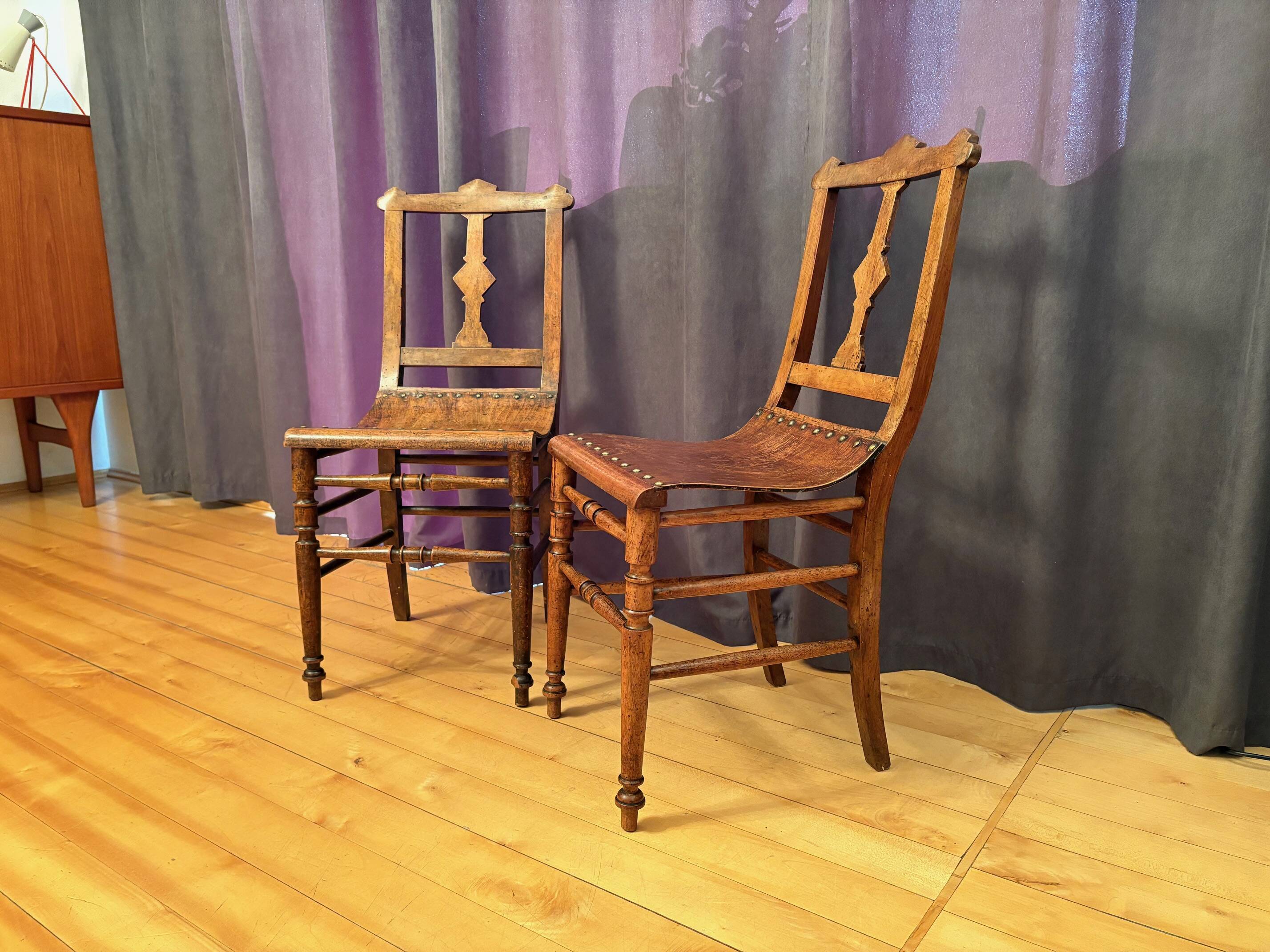 Pair of Secession chairs, 19th/20th century