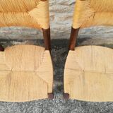 Straw chairs