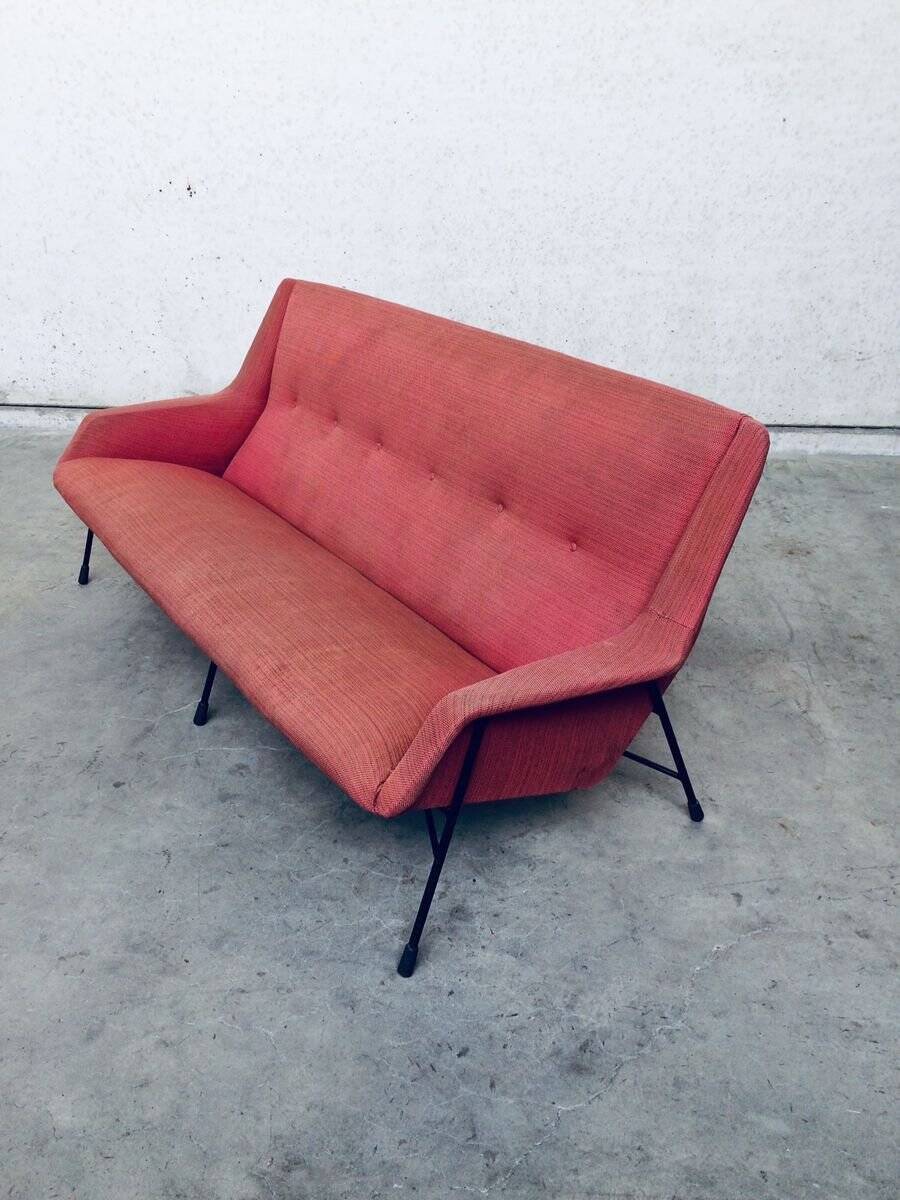 S12 Model 3-Seat Sofa by Alfred Hendrickx for Belform, Belgium, 1958