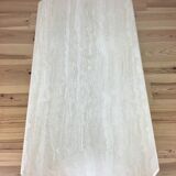 Travertine coffee table