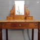 Art Deco pink marble and swivel mirror hairdresser