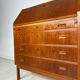 1960s Vintage Mid-Century Danish Teak Secretary