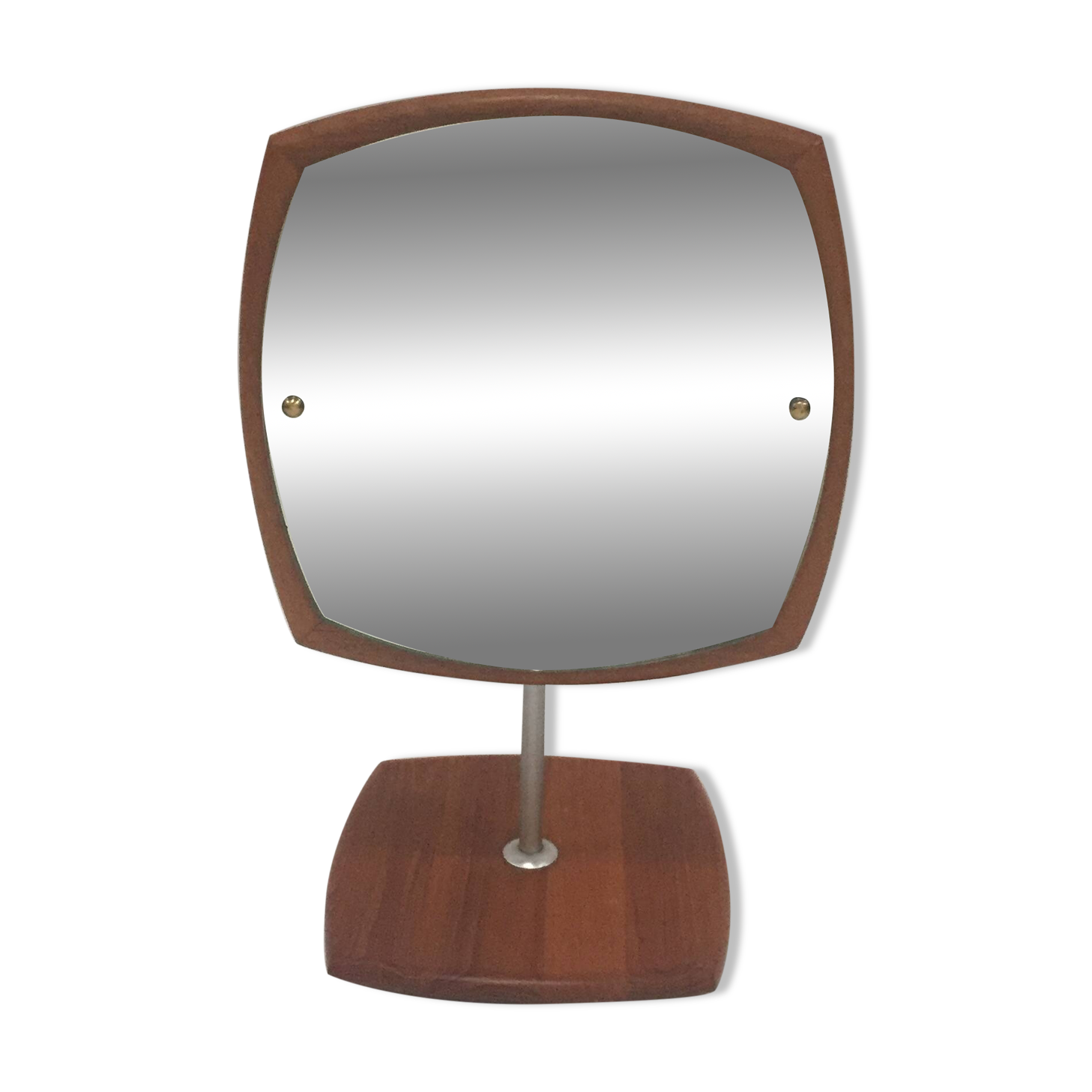 Miroir à poser scandinave en teck