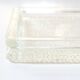Square trinket bowl in tempered glass, 50s