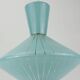 Diabolo-shaped glass chandelier