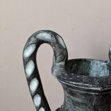 Terracotta ceramic amphora