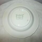 Set of 4 sarreguemines soup plates