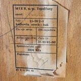 Vintage showcase in birch, 1970s