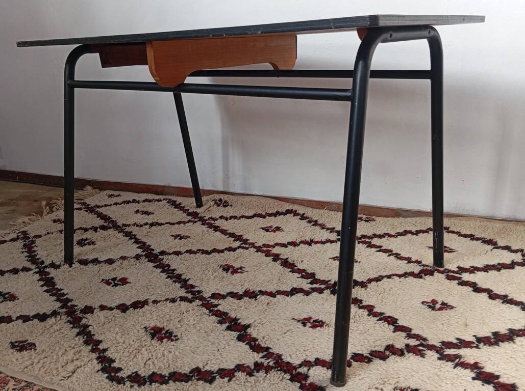 Modernist desk from the 1950s by J. Hitier