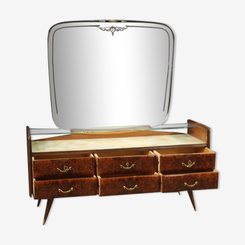 Chest of drawers with mirror from the 50s