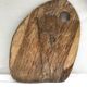 Ancient palette of painter raw wood sculpted vintage decoration