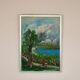 Original Mid Century Swedish Oil on Panel – “London” by Sven Jonsson
