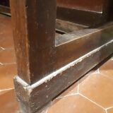 Wooden dressing table Courbet marquetry chevrons art deco Austrian